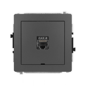 KARLIK DECO 28DGKBO-11  Gniazdo komputerowe pojedyńcze  1xRJ45