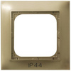 OSPEL IMPRESJA RH-1Y/28 Ramka pojedyncza do łączników IP-44 złoto