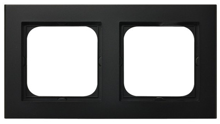 OSPEL SONATA R-2R/33 Ramka podwójna czarny