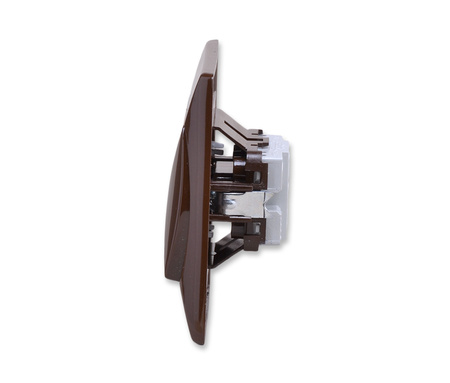 OSPEL AKCENT ŁP-2A/24 Łącznik dwugrupowy świecznikowy brąz