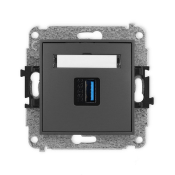 KARLIK MINI 28MGUSB-5 Mechamizm gniazda pojedynczego USB A-A 3.0