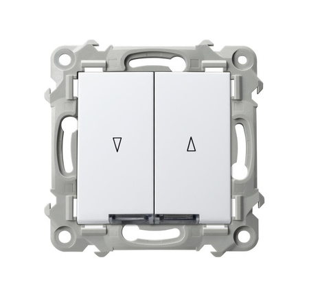 OSPEL SZAFIR ŁP-7ZS/m/00 Łącznik żaluzjowy, zwierny z podświetleniem