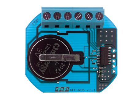 F&F Nadajnik radiowy 5-kanałowy do puszki podtynkowej FW-RC5