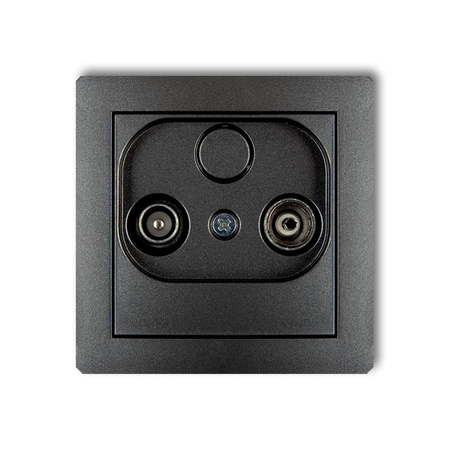 KARLIK DECO 11DG15P Gniazdo abonenckie RTV przelotowego 15dB