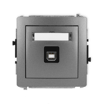 KARLIK DECO 11DGUSB-3  Gniazdo pojedyńcze  USB A-B 2.0