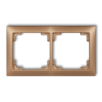 KARLIK DECO 8DRSO-2 Ramka uniwersalna podwójna z tworzywa DECO Soft