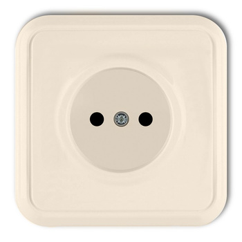 KARLIK LIZA 1GPT-1  Gniazdo pojedyncze bez uziemienia 2P