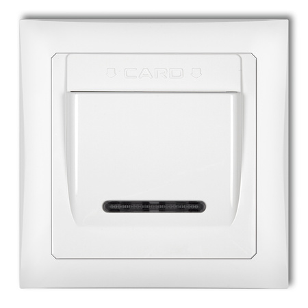 KARLIK DECO DSHSO-1 Łącznik hotelowy z ramką uniwersalną pojedynczą z tworzywa  DECO Soft