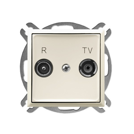 Ospel aria GPA-16UP/m/27 Gniazdo RTV przelotowe 16-dB
