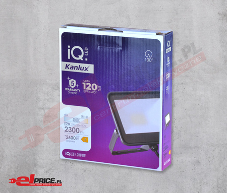 Kanlux iq-led fl-20w-nw naświetlacz led 2300lm