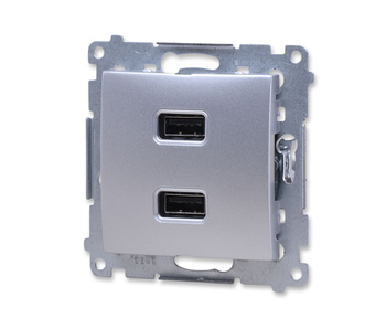 Kontakt simon 54,dc2usb.01/43 ładowarka 2x usb 2.1a