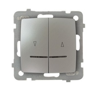 OSPEL KARO ŁP-7SS/m/43 Łącznik żaluzjowy, zwierny, z podświetleniem