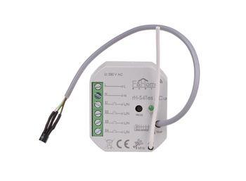 F&F Nadajnik 4-kanałowy z zewnętrznym czujnikiem do pomiaru temperatury