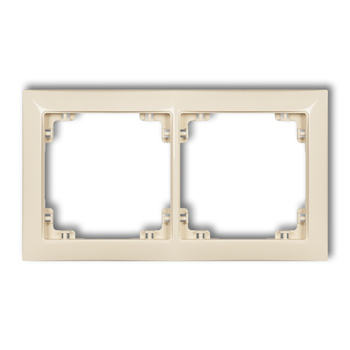 KARLIK DECO 1DRSO-2 Ramka uniwersalna podwójna z tworzywa DECO Soft
