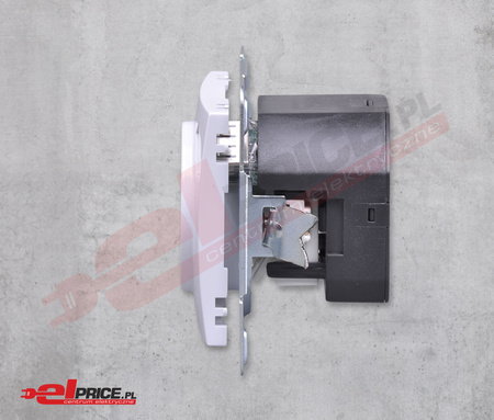 Ospel impresja gp-1yzpusb/m/00 gniazdo z ładowarką usb