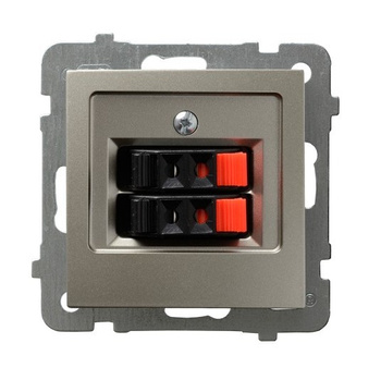 Ospel as GG-2G/m/45 Gniazdo głośnikowe podwójne