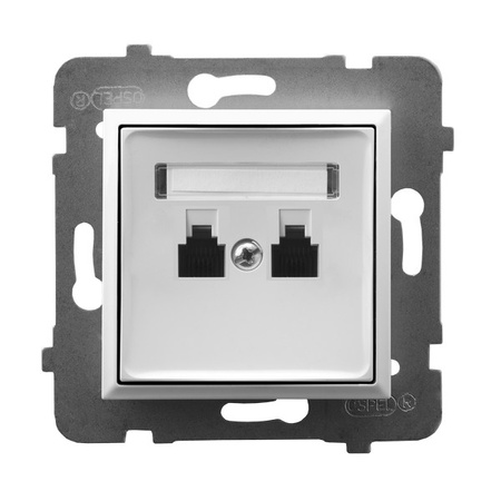 Ospel aria GPT-2UR/m/00 Gniazdo telefoniczne podwójne równoległe