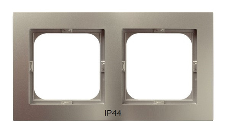 Ospel as RH-2G/45 Ramka podwójna do łączników IP-44