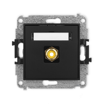 KARLIK ICON 12IGRCA-1  Gniazdo pojedyńcze  RCA (typu cinch - żółty
