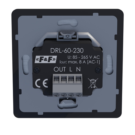 F&F Laserowy czujnik ruchu-odległości DRL-60-230 do oświetlenia schodów