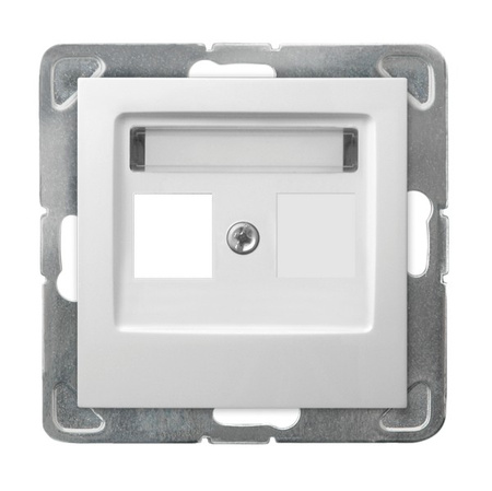 Ospel impresja GPK-1Y/p/00 Obudowa gniazda typu Keystone prosta