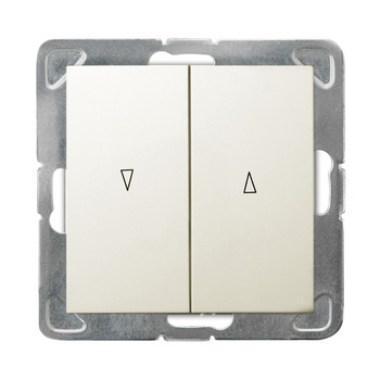 Ospel impresja ŁP-7Y/m/27 Łącznik żaluzjowy, zwierny ecru