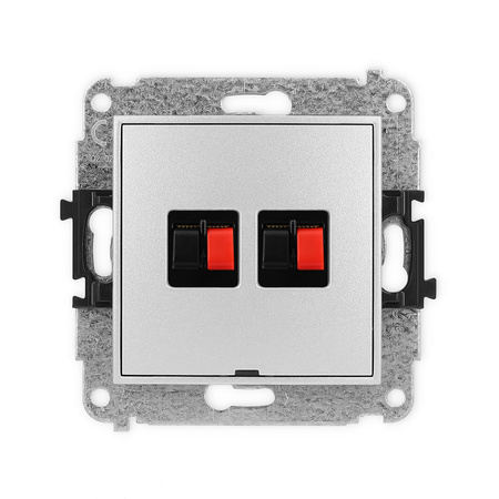 KARLIK ICON 7IGGBO-2  Gniazdo głośnikowe podwójne