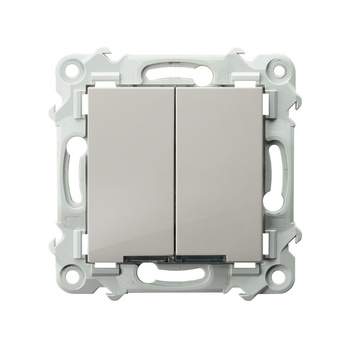 SZAFIR ŁP-2ZS/m/83 Łącznik dwugrupowy świecznikowy z podświetleniem białym