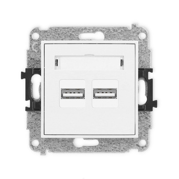 KARLIK ICON ICUSB-6  Ładowarka USB podwójna  2xUSB A