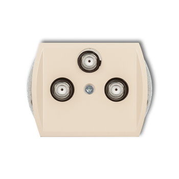 KARLIK TREND 1GMU  Gniazdo multimedialne 3F DATA (UPC)