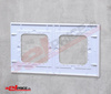 Ospel sonata touch r-2rgc/31/00 ramka podwójna szklana 4mm 2-krotna