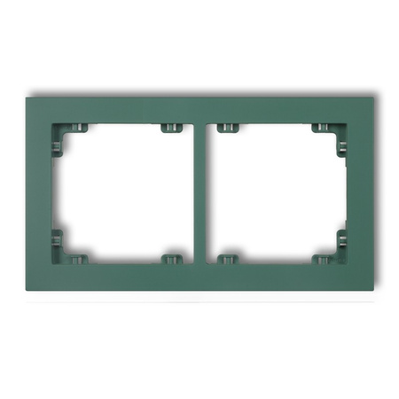 KARLIK DECO 51DR-2 Ramka uniwerstalna podwójna z tworzywa DECO Pastel Matt