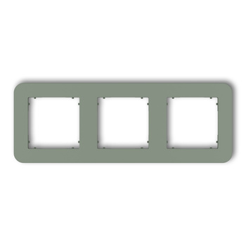 KARLIK MINI 61MRTZ-3 Ramka uniwersalna potrójna zaokrąglona z tworzywa