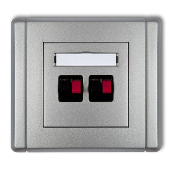 KARLIK FLEXI 7FGG-2  Gniazdo głośnikowe podwójne