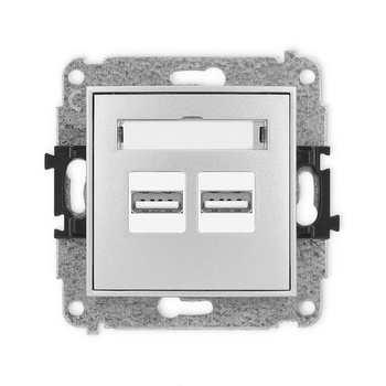 KARLIK ICON 7ICUSB-6  Ładowarka USB podwójna  2xUSB A