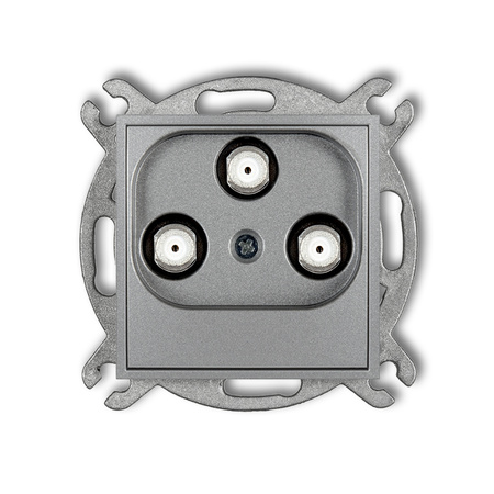 KARLIK ICON 7IGMU  Gniazdo multimedialne 3F DATA (UPC)