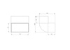 S/KPI 110x55 Kolano pionowe płaskie 110x55mm 003-113