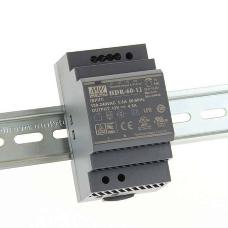 Zasilacz HDR-60-12 4,5A 60W 12V DIN