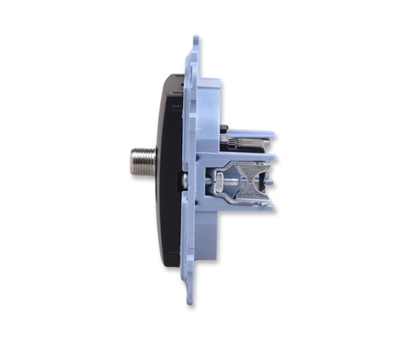 Kontakt Simon 10 casfrj445.01/49 Gniazdo antenowe typu f + komputerowe typ rj45 kat. 5
