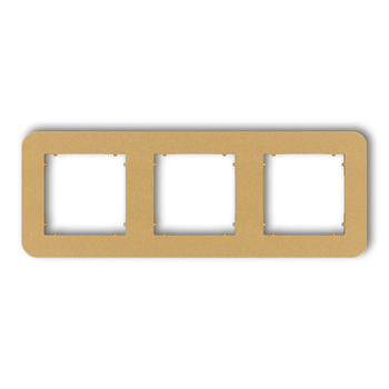 KARLIK MINI 29MRTZ-3 Ramka uniwersalna potrójna zaokrąglona z tworzywa