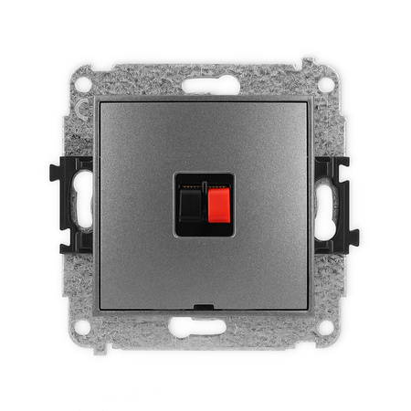 KARLIK ICON 11IGGBO-1  Gniazdo głośnikowe pojedyńcze