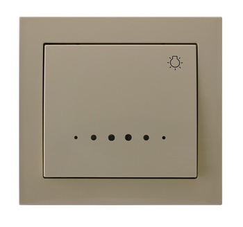 OSPEL KIER ŁP-5WS/01 Łącznik zwierny "światło" z podświetleniem beż