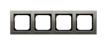 OSPEL SONATA STAL INOX R-4RM/37 Ramka poczwórna