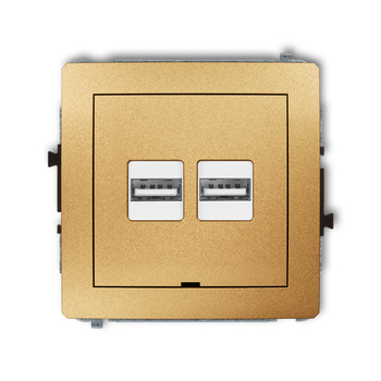 KARLIK DECO 29DCUSBBO-6  Ładowarka USB podwójna  2xUSB A