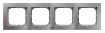 Ospel as RH-4G/18 Ramka poczwórna do łączników IP-44