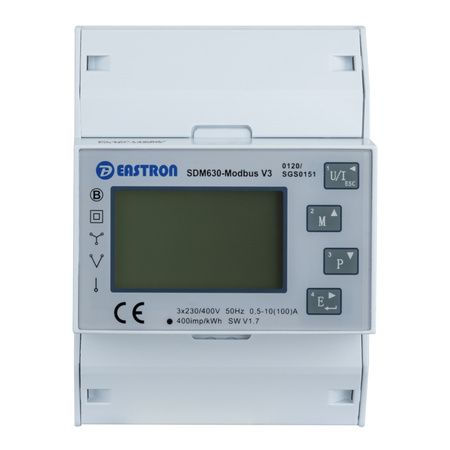 VCX SDM 630 M V3 Licznik energii trójfazowy z Modbus V3
