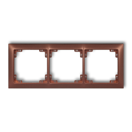 KARLIK DECO 9DRSO-3 Ramka uniwersalna potrójna z tworzywa DECO Soft