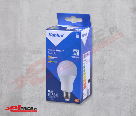 Kanlux inteligenta żarówka wifi led rgb smart tuya 11w