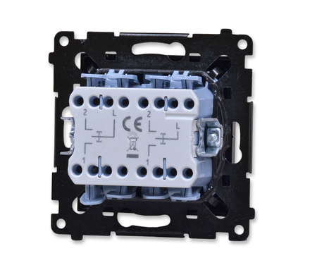 Kontakt Simon 55 tzp2.01/149 przycisk roletowy podwójny 1-0-2