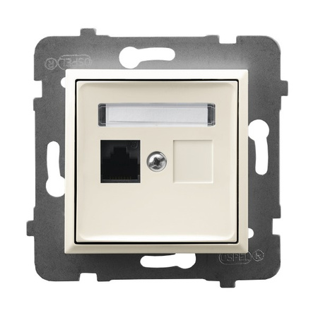 Ospel aria GPK-1U/K/m/27 Gniazdo komputerowe pojedyncze, kat. 5e MMC